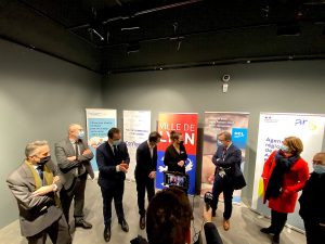 Inauguration du nouveau centre de vaccination de Lyon-Confluence