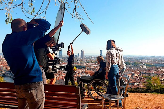 Campagne des métiers du prendre soin : tournage du film « L’intime et la confiance » sur les hauteurs de Lyon.